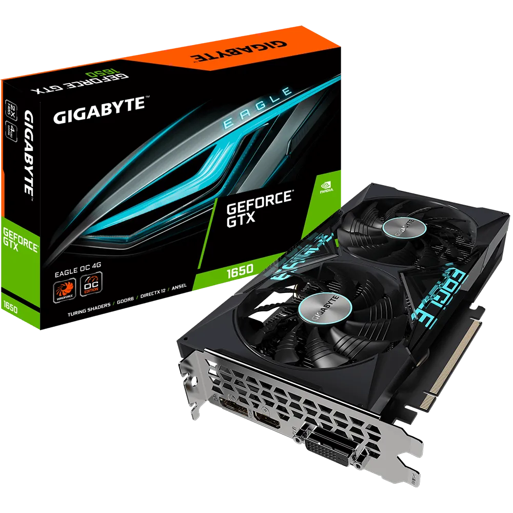 Видеокарта Gigabyte GeForce® GTX 1650 4GB GDDR6 128-bit